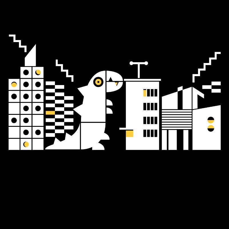 Monster meets Bauhaus L White