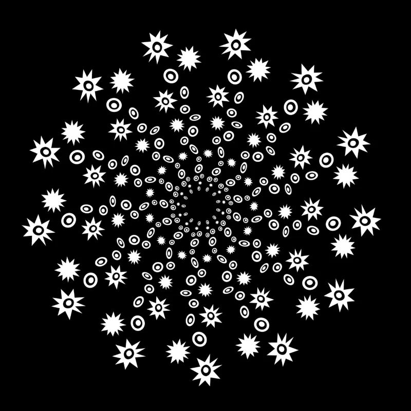 Shooting Star - Mandala