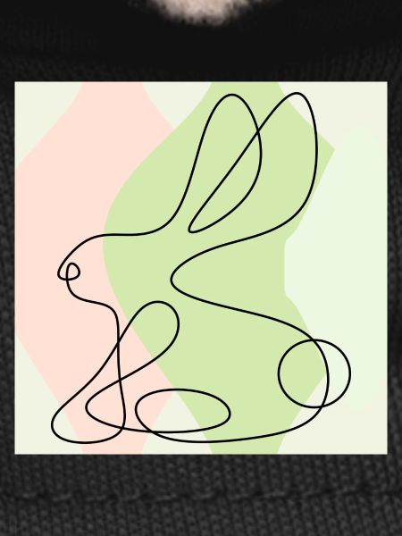 EASTER BUNNY LINE DRAWING