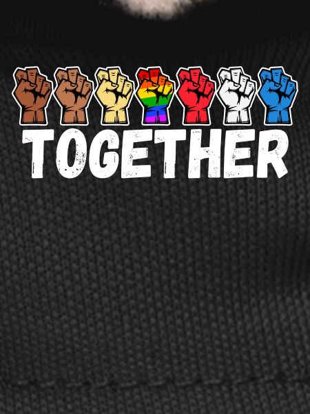 Equality Lgbt rainbow saying