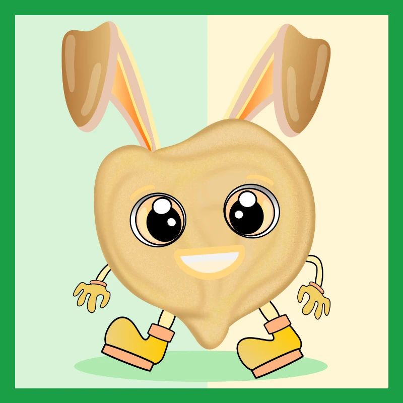 Chickpea Easter Bunny