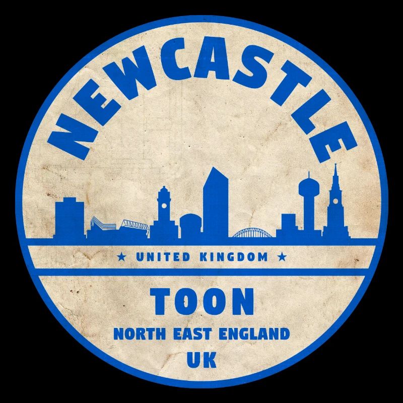 Newcastle Toon Skyline Abzeichen