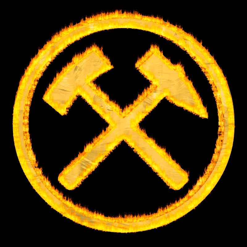 Hammer and Beater Mining Coal Gift