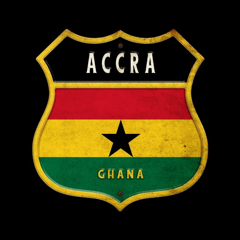Design du drapeau d'Accra