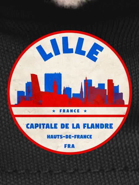 Lille Skyline Retro Badge