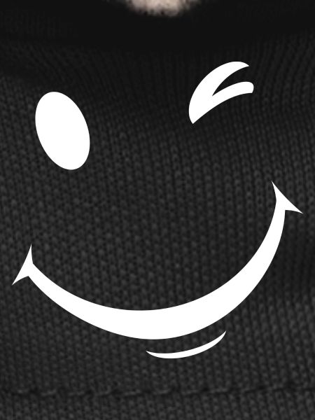 White wink expression