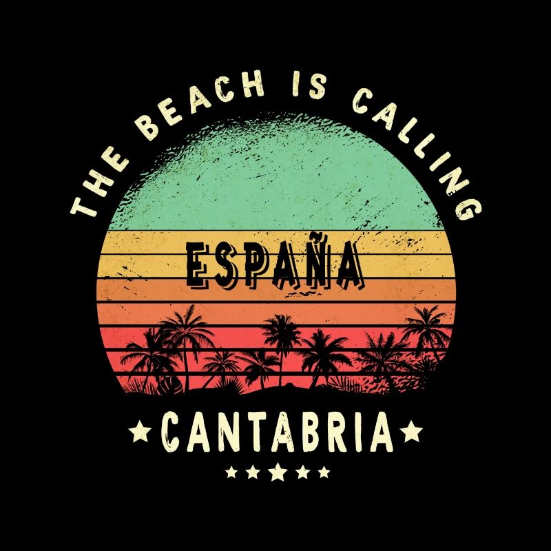 Kantabrien Spanien Palmen Design
