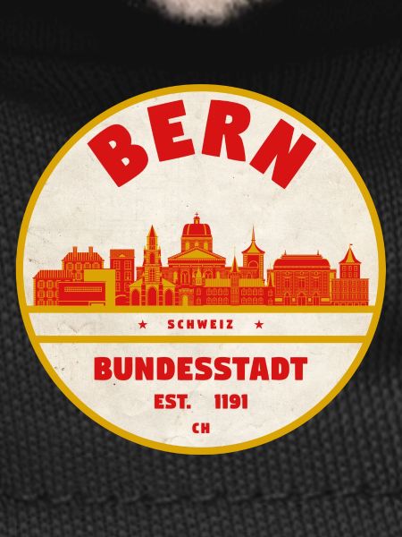 Bern Retro Stamp Federal City
