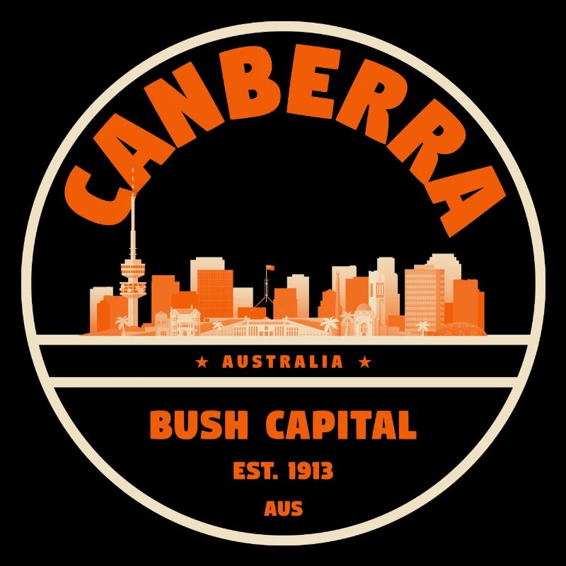 Canberra Skyline Badge