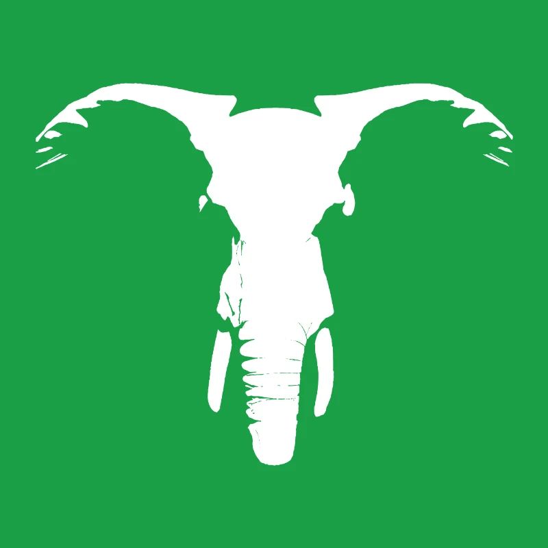 African elephant head