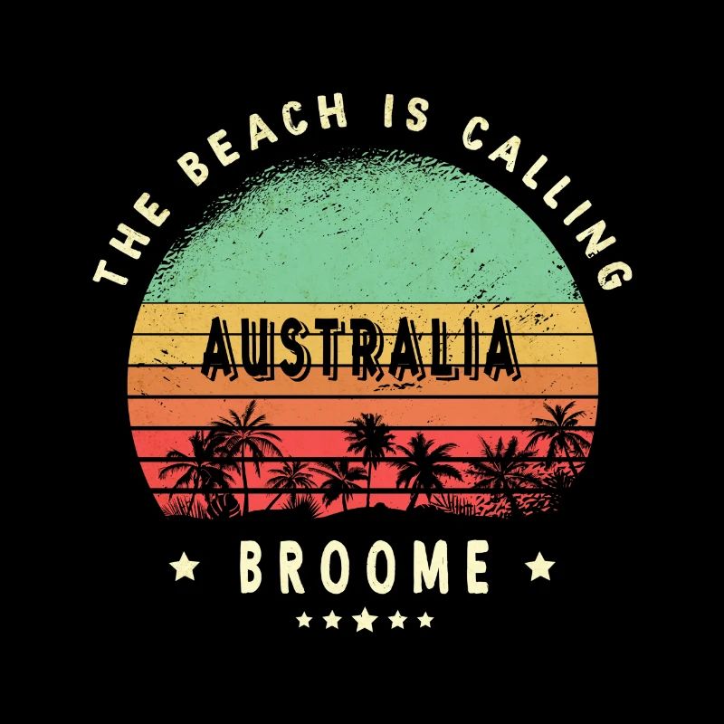 Broome Australien Vintage Beach Design