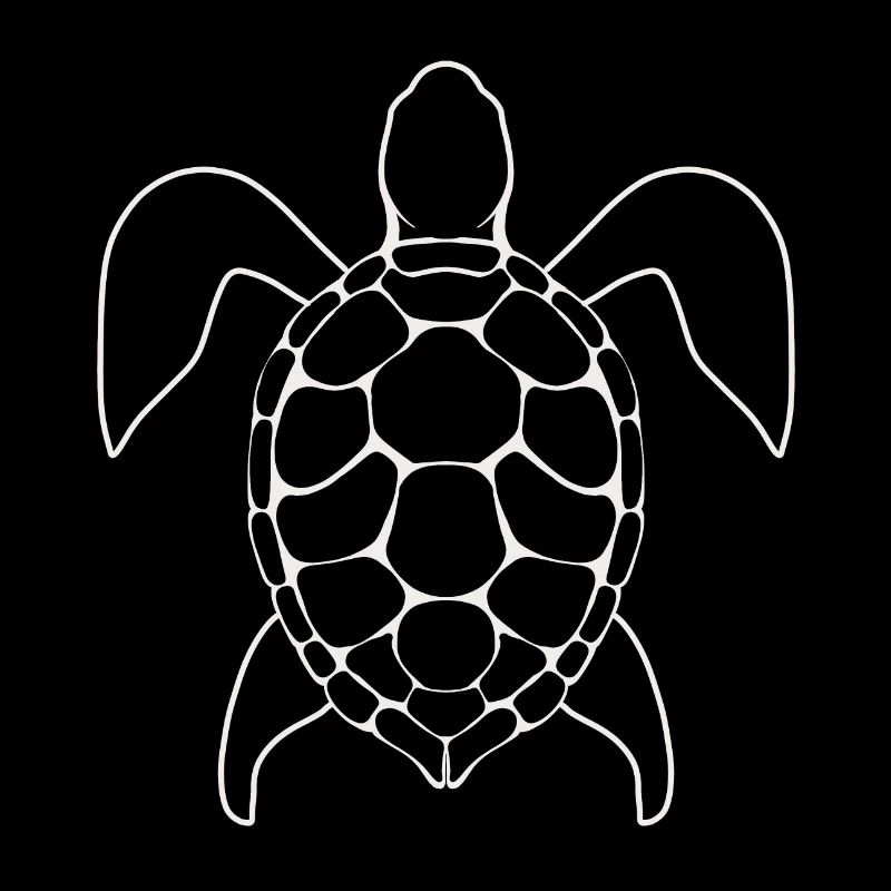 Schildkröte Lineart