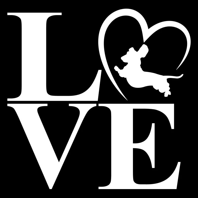 Teckel Dackel Love Heart