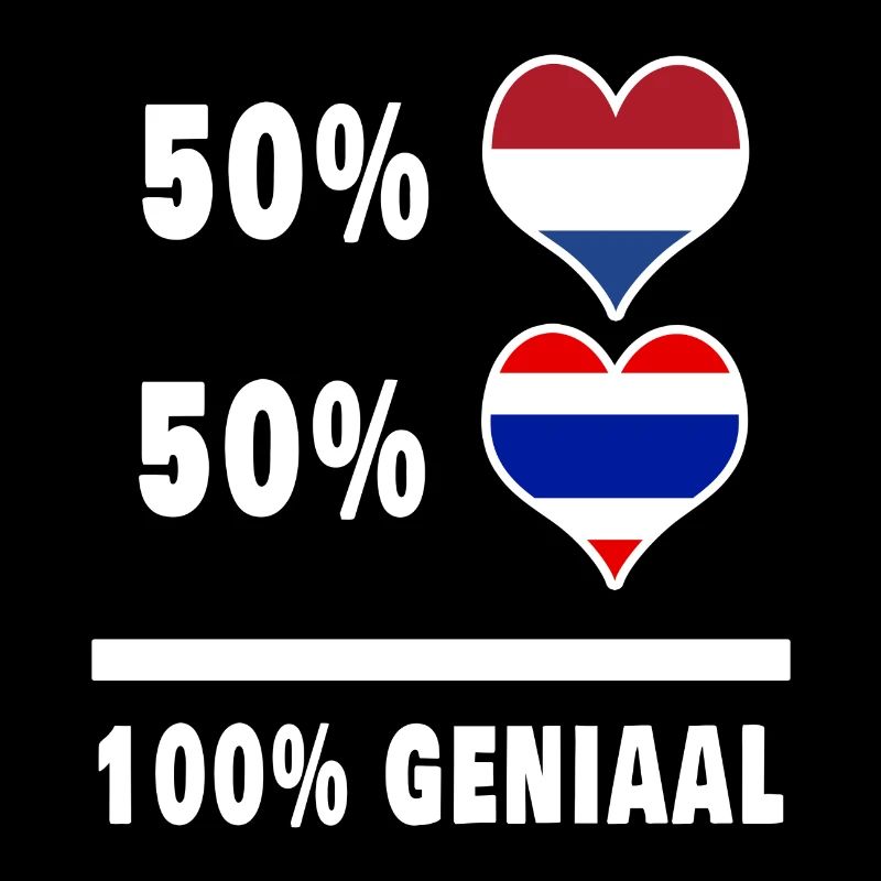 Thaïlande et Pays-Bas 100% Genius flag