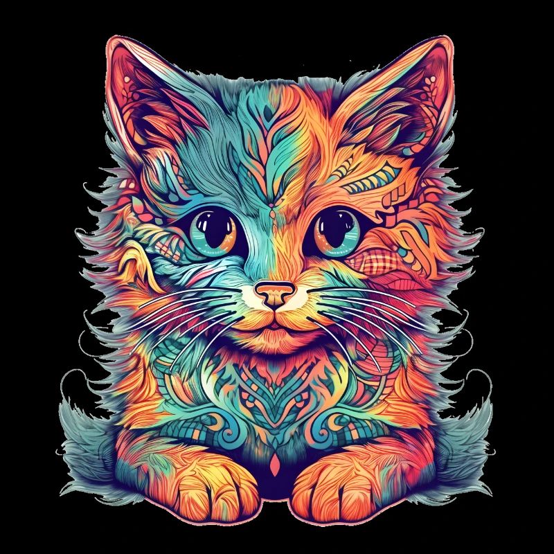 Abstract cat