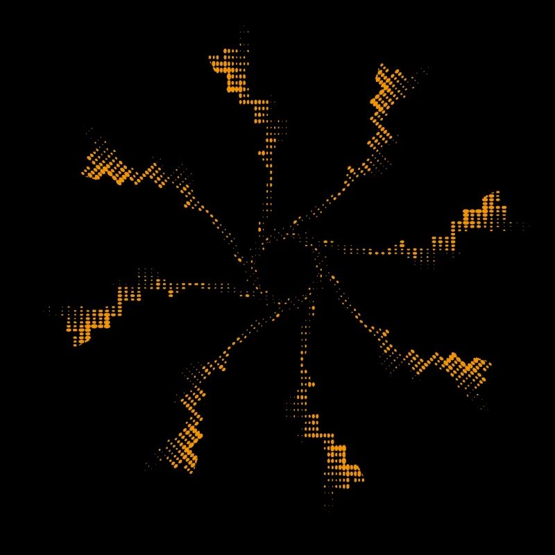 Firework pixel | gekreiseltes Windrad