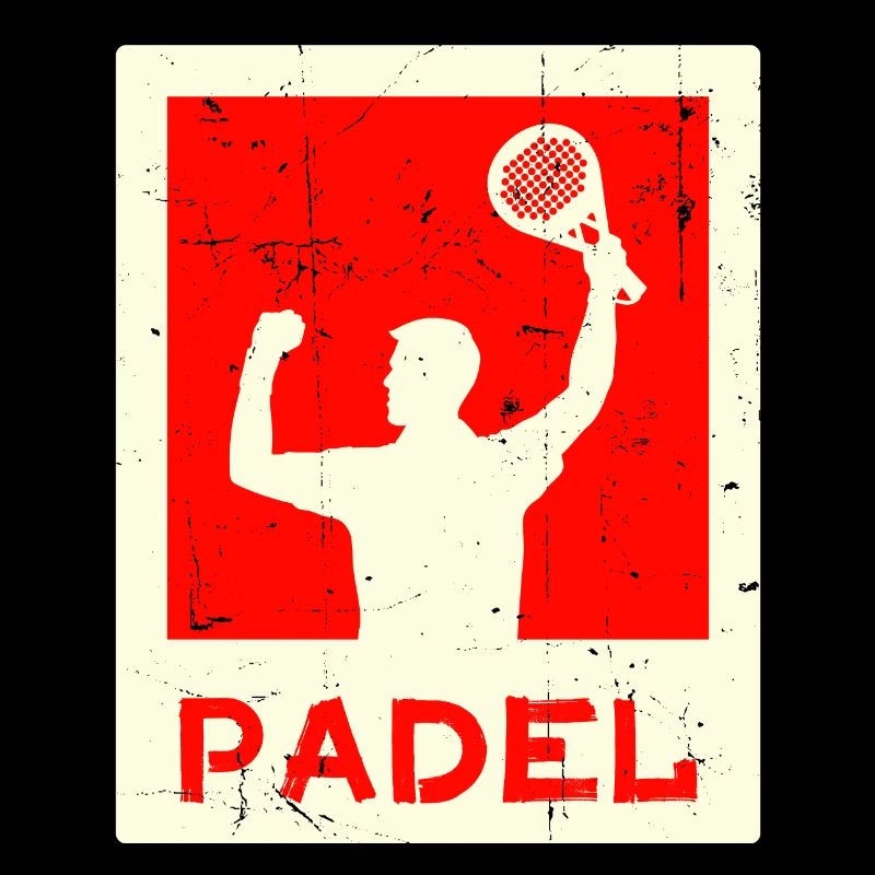 Leisure Training Player Saying Racket Padel