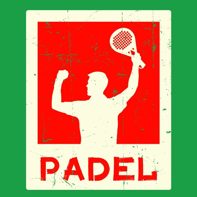 Freizeit Training Spieler Spruch Schläger Padel