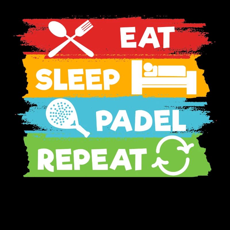 Padel Team Player Padel Racket Sport Statement