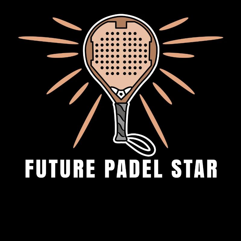 Padel Player Racket Sport Padel Game Statement