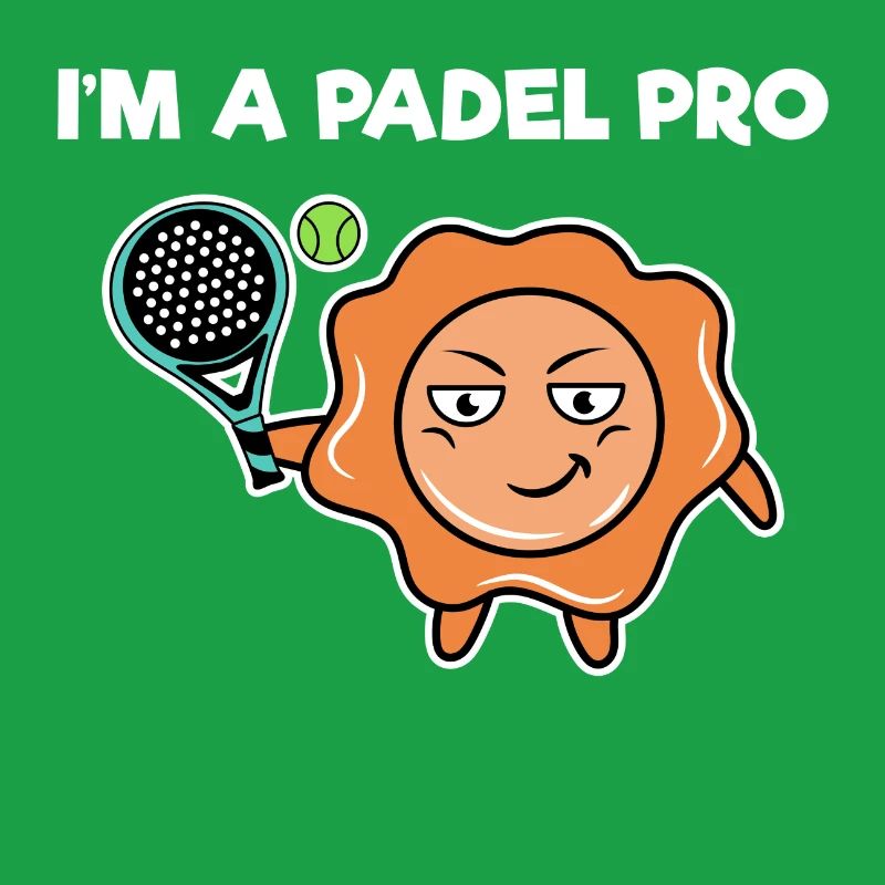 Padel Player Balls Racket Padel Game Statement