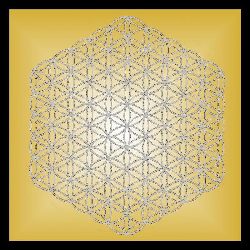 Fleur de Vie argent - 5ème dimension