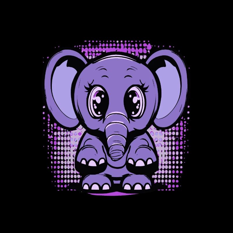 Cute baby elephant