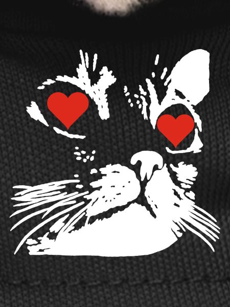 A white cat love