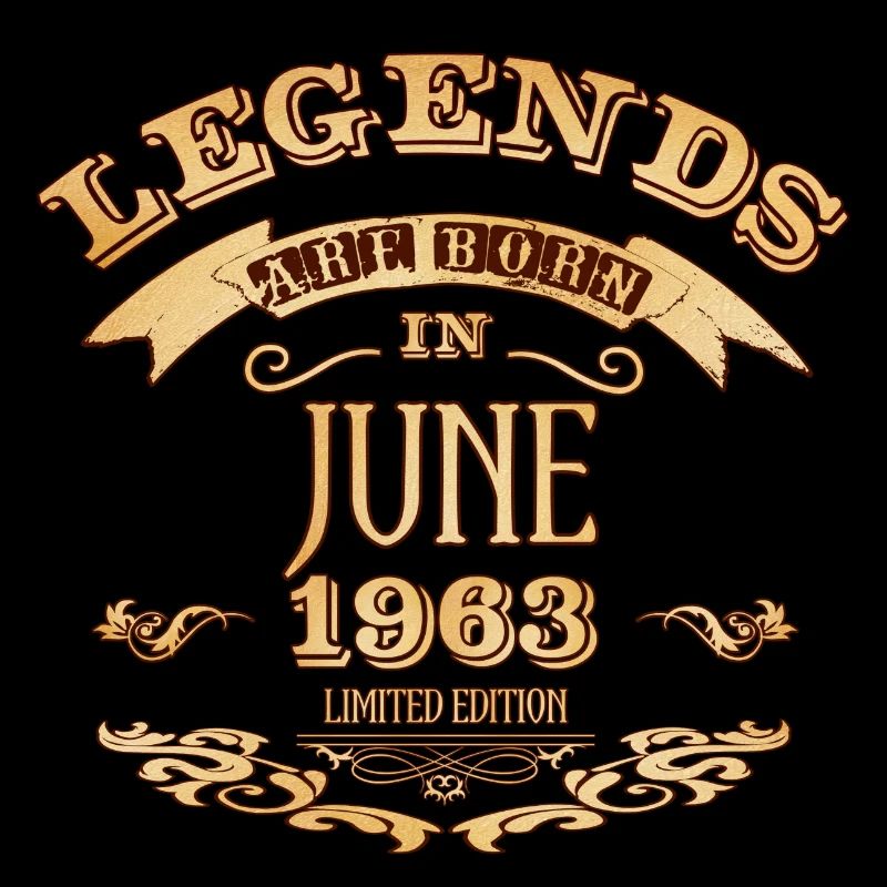 Legends are born in June 1963