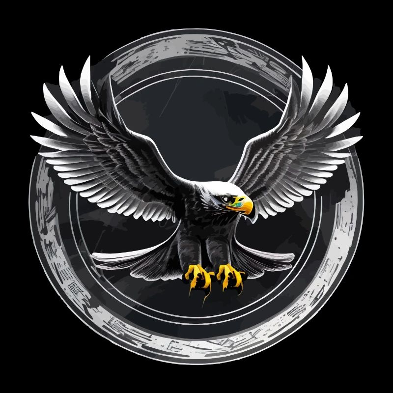 Logo de l’aigle dans le cercle