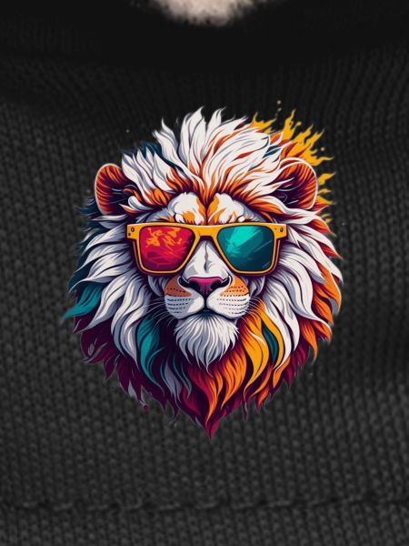 Neon Sunglass Lion