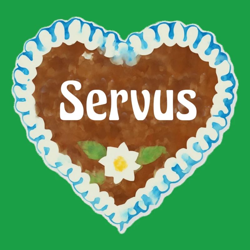 Lebkuchenherz Servus