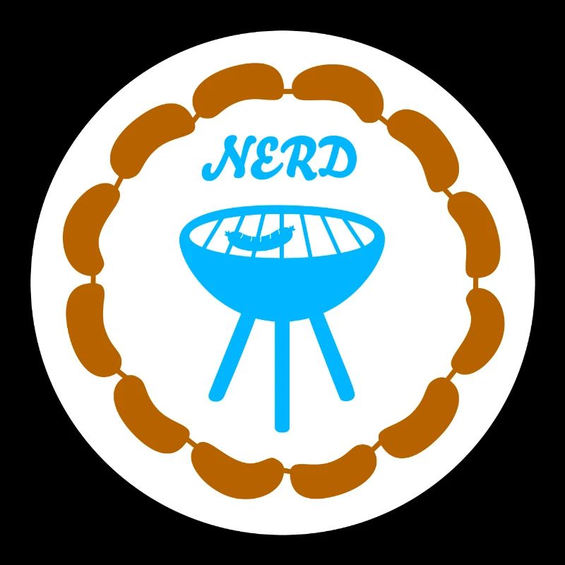 Wurstkette Grillen Nerd Camping Bratwurst Grill