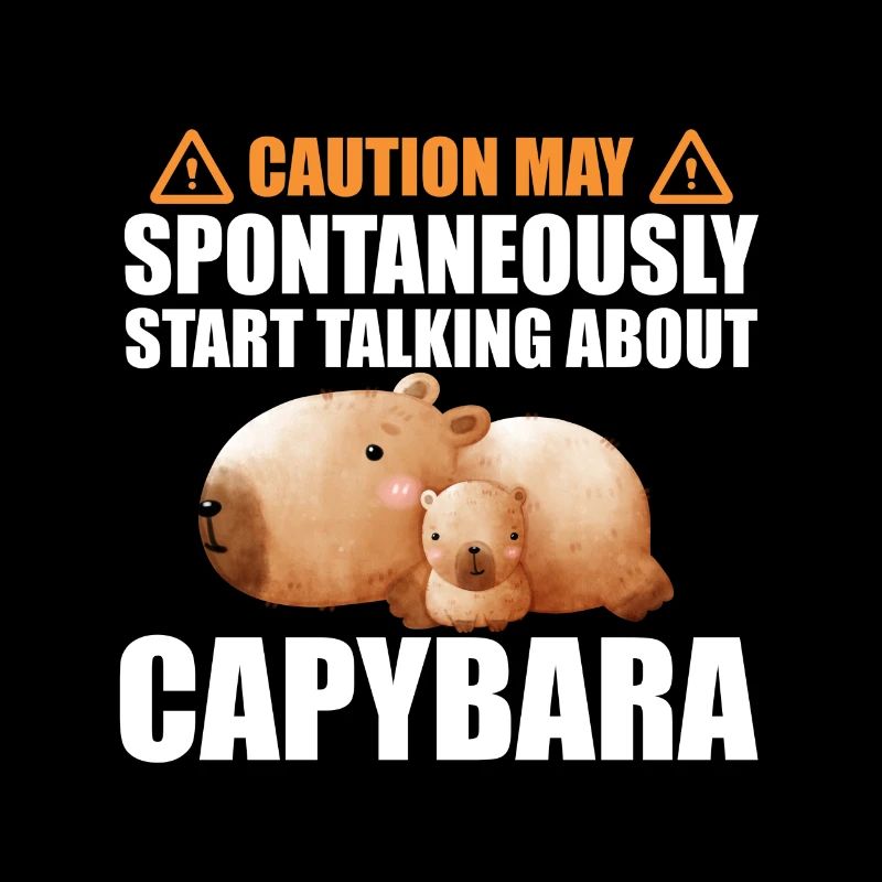 Capybara Zoo Animal Design