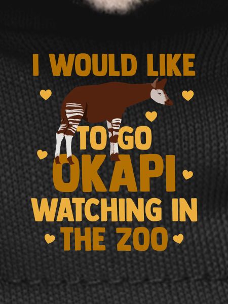 Okapi in harmony with nature