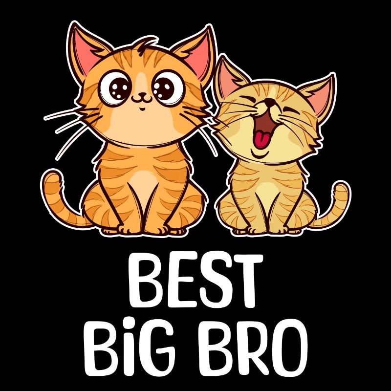 Déclaration de chat Bro frère frère amour grand frère