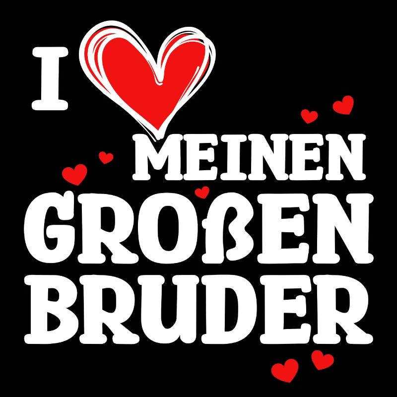 Herz Stolzer Großer Bruder Statement Bruderherz