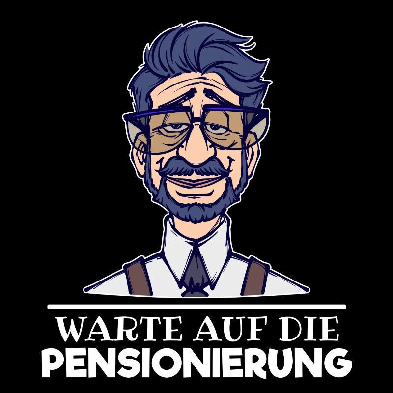 Ruhestand Senior Freizeit Pensionierung Statement