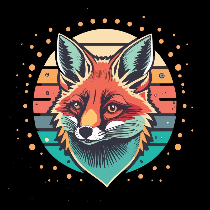 Foxy Coucher de soleil rétro