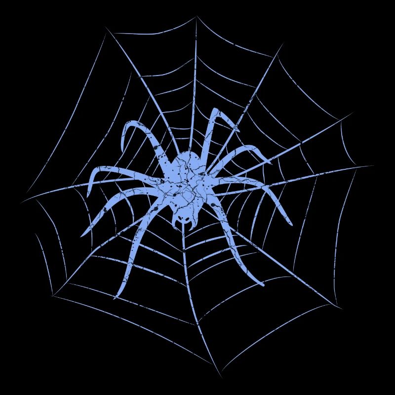 Spider in spider's web for Halloween