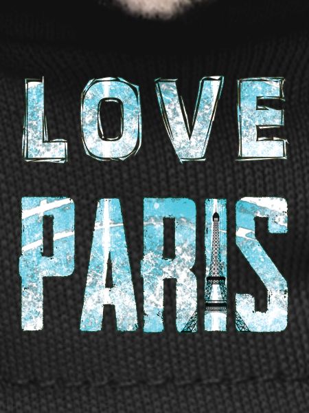 Love Paris Water Effect Design