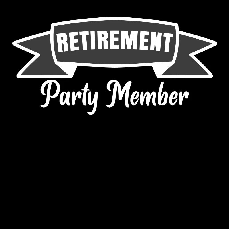 Ruhestand Statement Auszeit Abschied Senior Rente