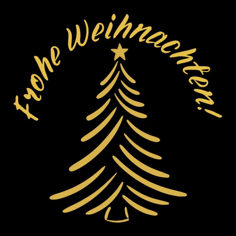 Joyeux Noël sapin de Noël doré