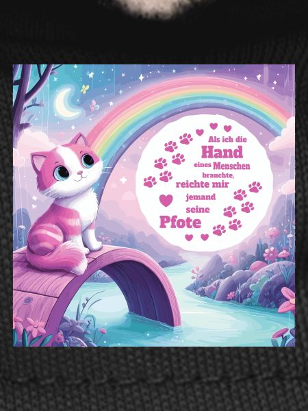 Cat with rainbow