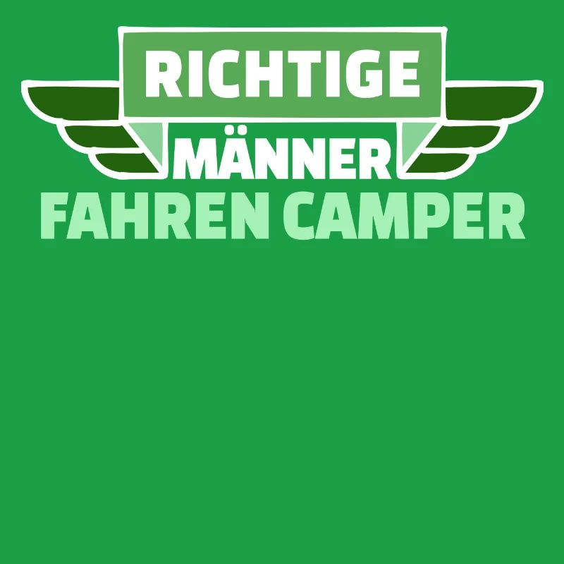 Camping Wanderer Camper Wanderlust Statement