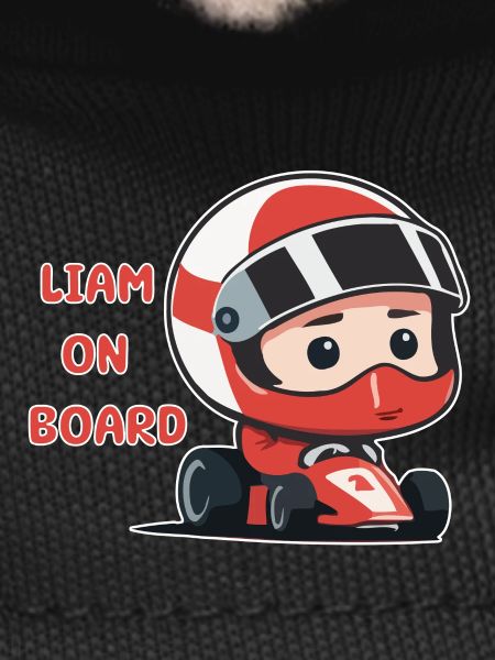 Liam on board