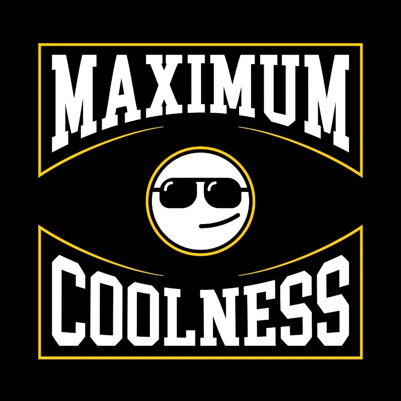Maximum Coolness Retro Emoticon Design