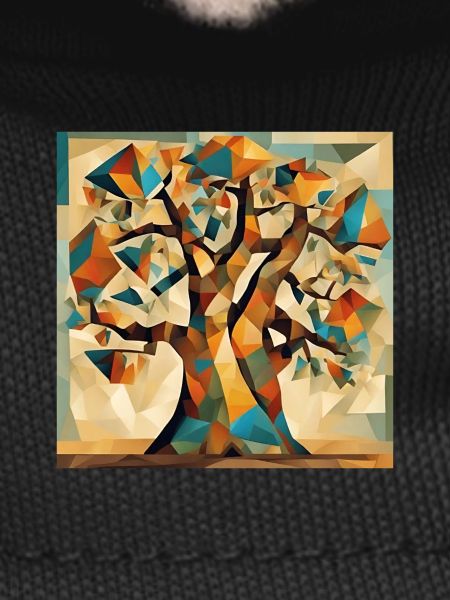 Autumn tree in geometry