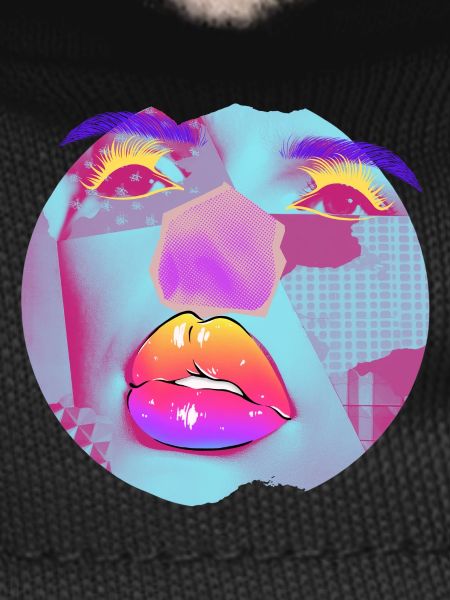 Pop Art bright collage