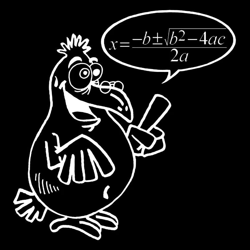Oiseau intelligent blanc